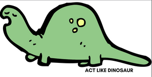 Move Like a Dinosaur Math Worksheet